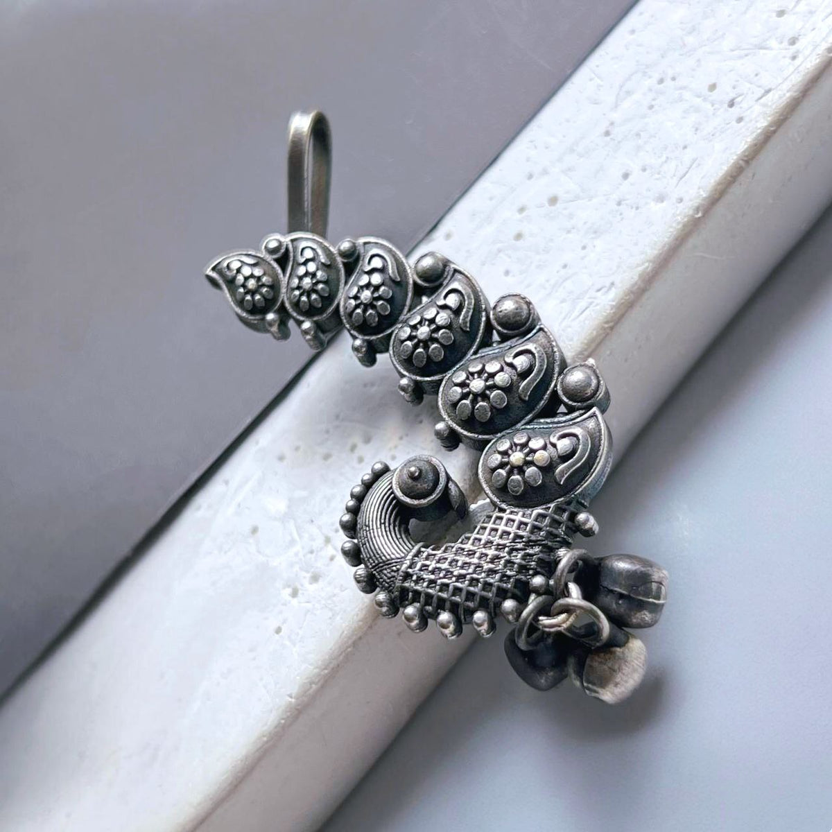 EMILIA ANTIQUE SEMI HANDMADE EAR CUFF/EARRINGS EA43