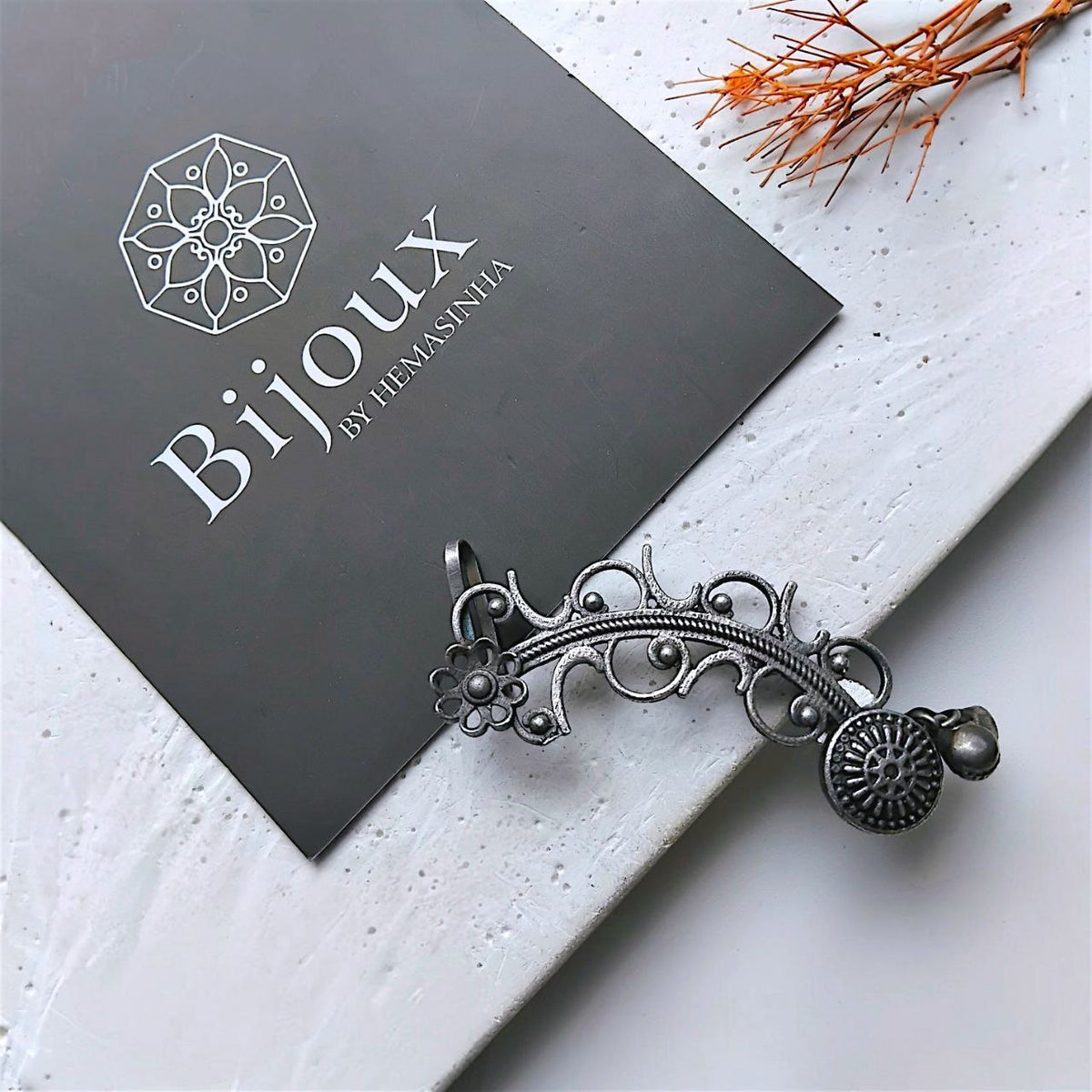 THARA ANTIQUE SEMI HANDMADE EAR CUFF/EARRINGS EA51