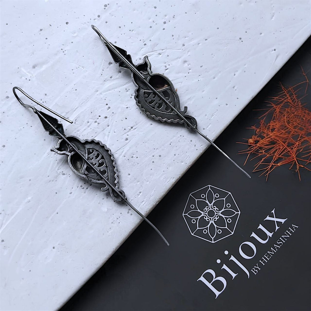 SHIVANI ANTIQUE SEMI HANDMADE EAR CUFF/EARRINGS EA45