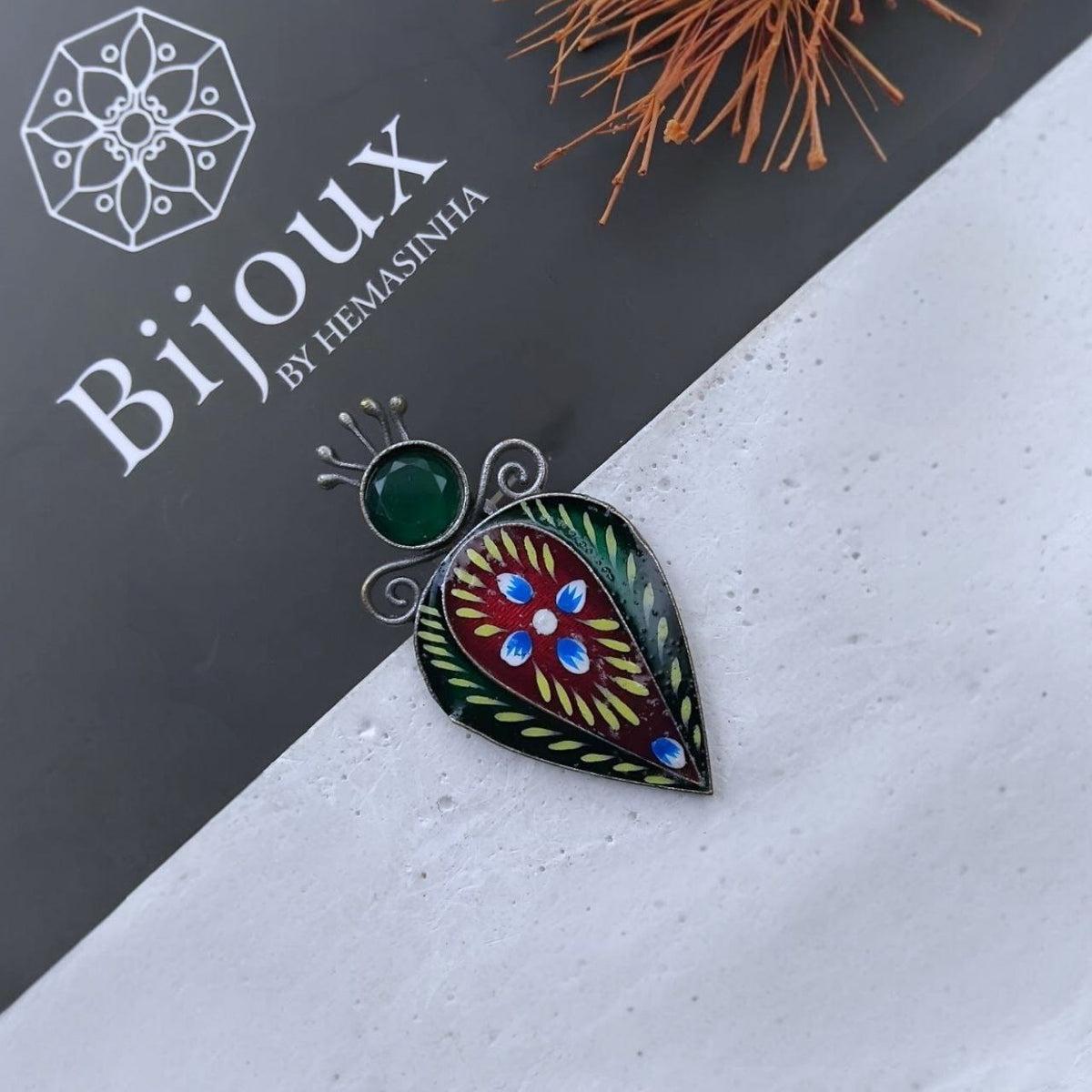 RAYNA RAW AND RUSTIC HANDMADE SILVER LOOK ALIKE STUD ER611